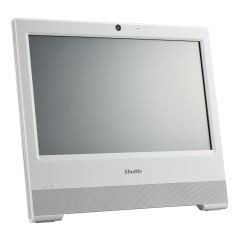 Shuttle XPC X50V9 AIO Celeron 7305 - 0GB Touchscreen - Sleek White Design for Ultimate Versatility